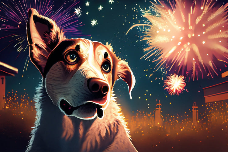 5 Tips for Calming Your Pup Down during Fireworks Season