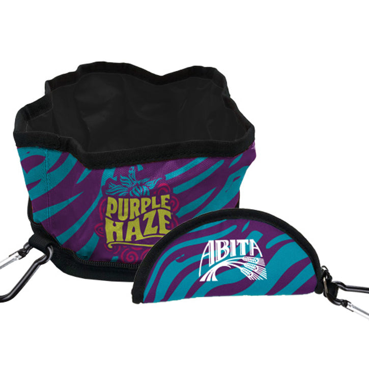 Zippered Foldable Travel Dog Bowls