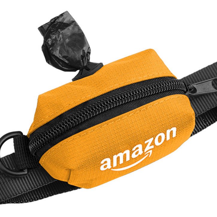 amazon mustard color zippered poop pouch bag