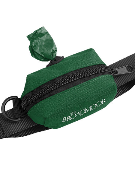 broadmoor zippered green poop pouch bag