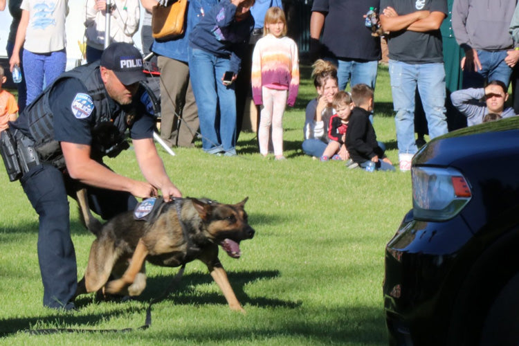 Cedar City’s K-9 Officers Demonstrate Their Skills at Main Street Park to Raise Funds for Local Nonprofit