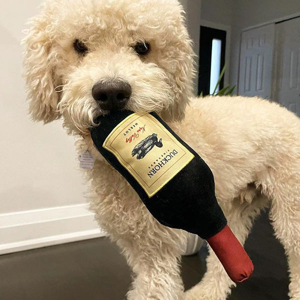 Wine Bottle Dog Toys | Plush Dog Toy for Pets | PrideBites Wine Bottle Dog Toys | Plush Dog Toy for Pets | PrideBites