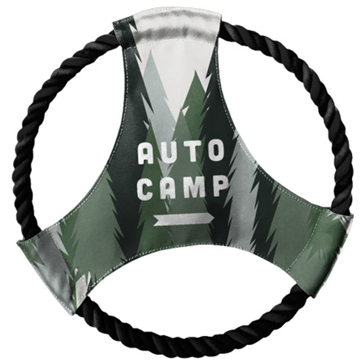 auto camp frisbee dog toys