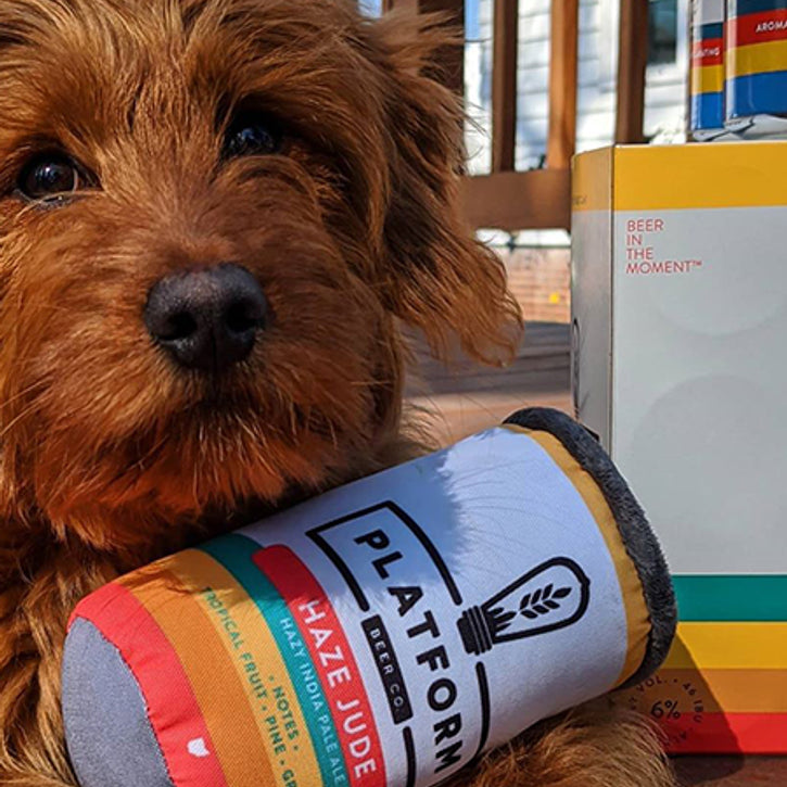 Customizable Beer Can Dog Toys