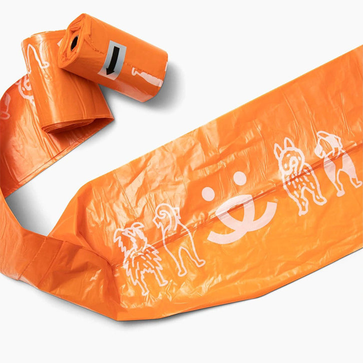 Stylish, Durable Dog Poop Bag Holder | Built-to-Last |, Camo / Orange | ROVERLUND