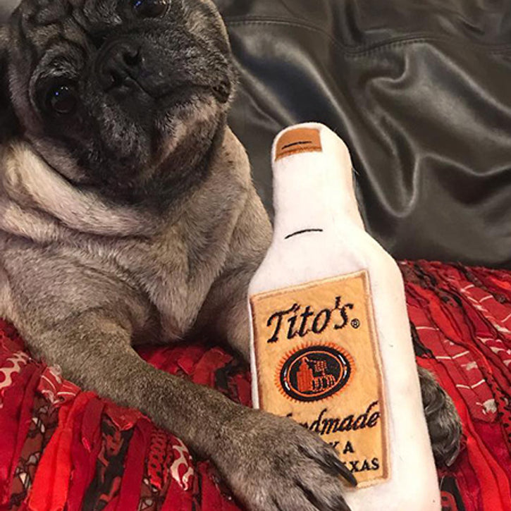 titos dog toy